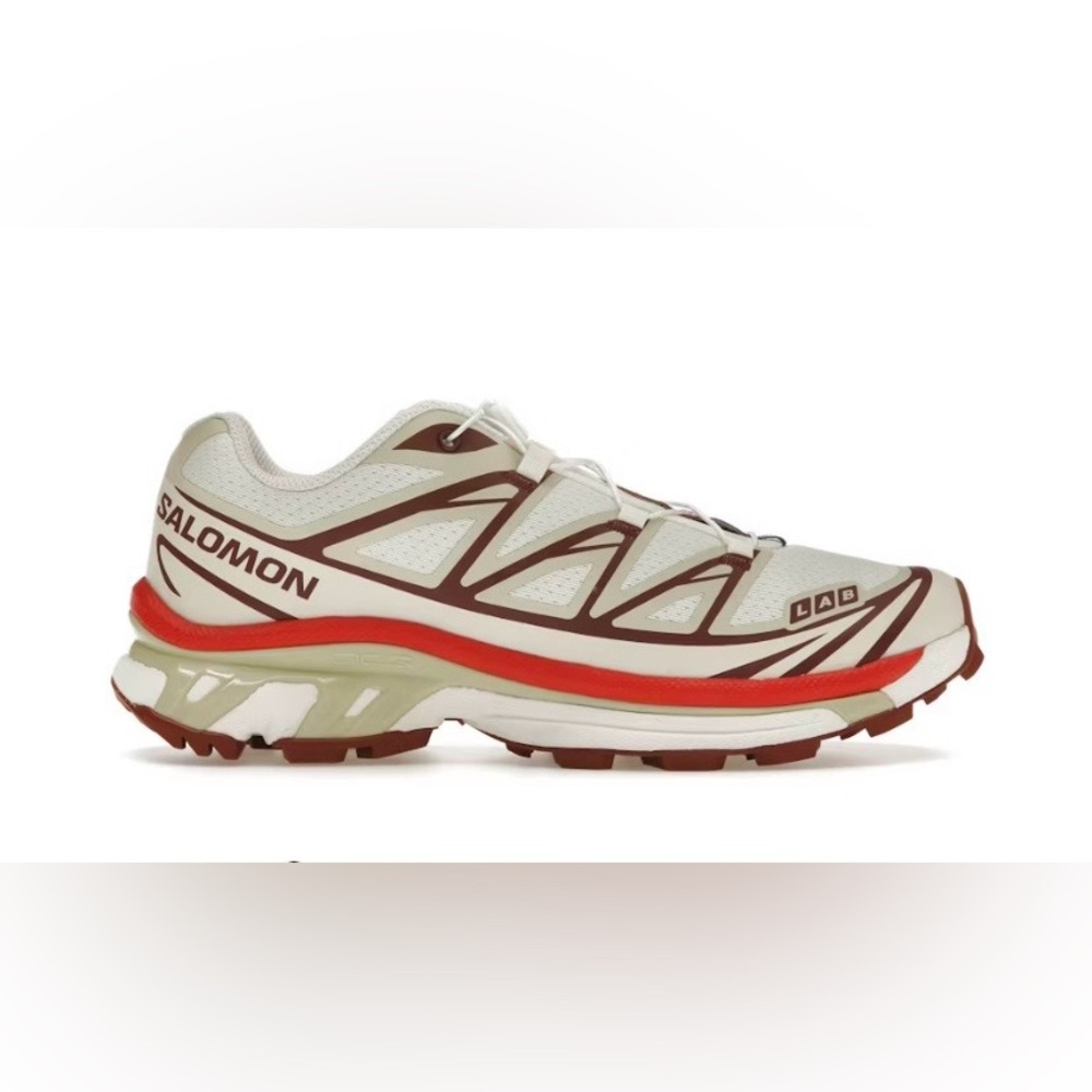 Salomon XT-6 Vanilla Iced Fired Brick; rare color way men’s9.5/women’s10.5